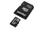 Карта памяти MicroSD 16GB SmartBuy Class 10 UHS-I c адаптером /