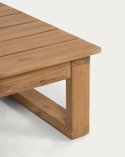 Flaviina Угловой 5-местный диван со столиком из дерева акации La Forma Испания