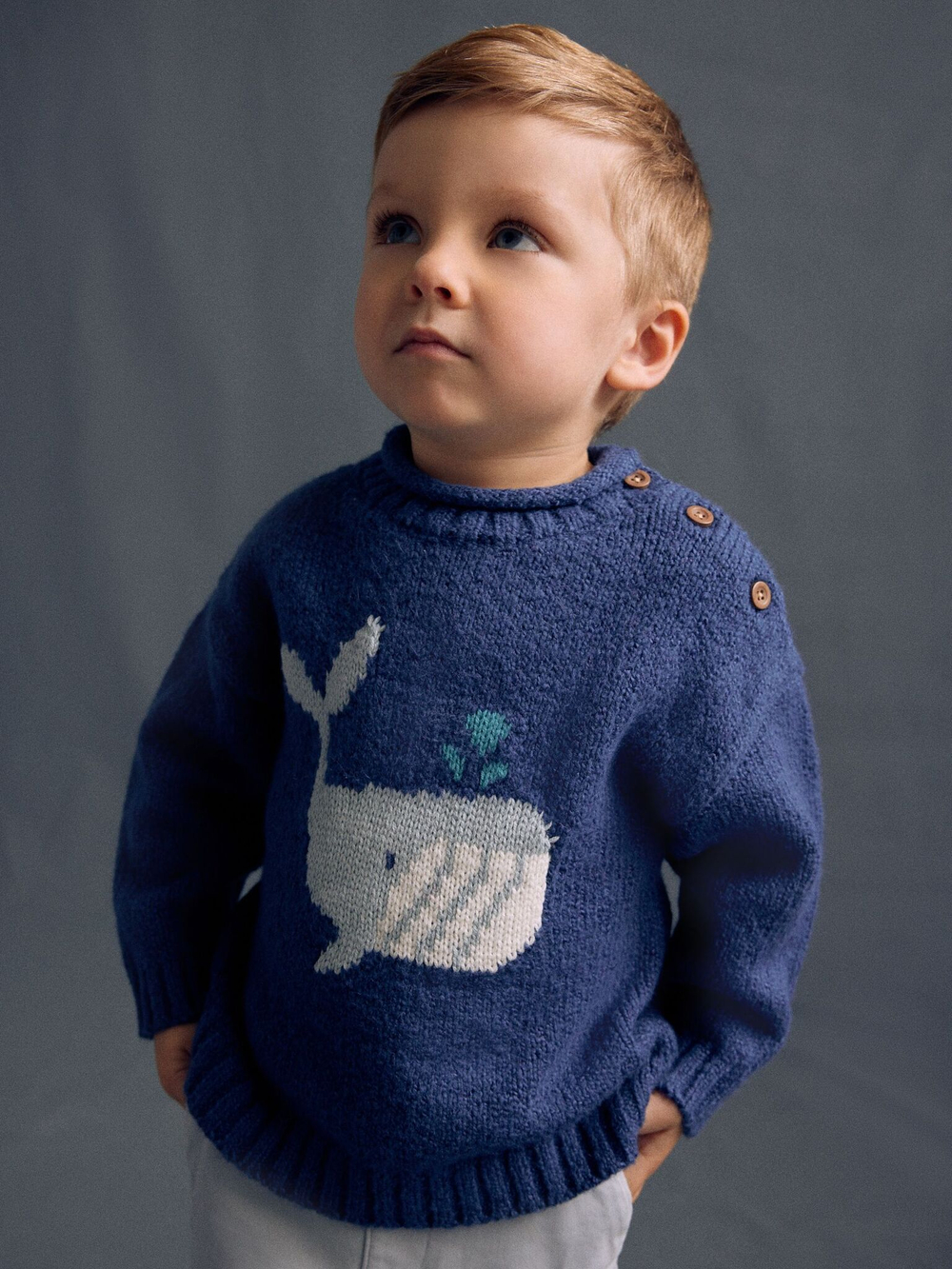 Джемпер для мальчика Next E27-758, Синий