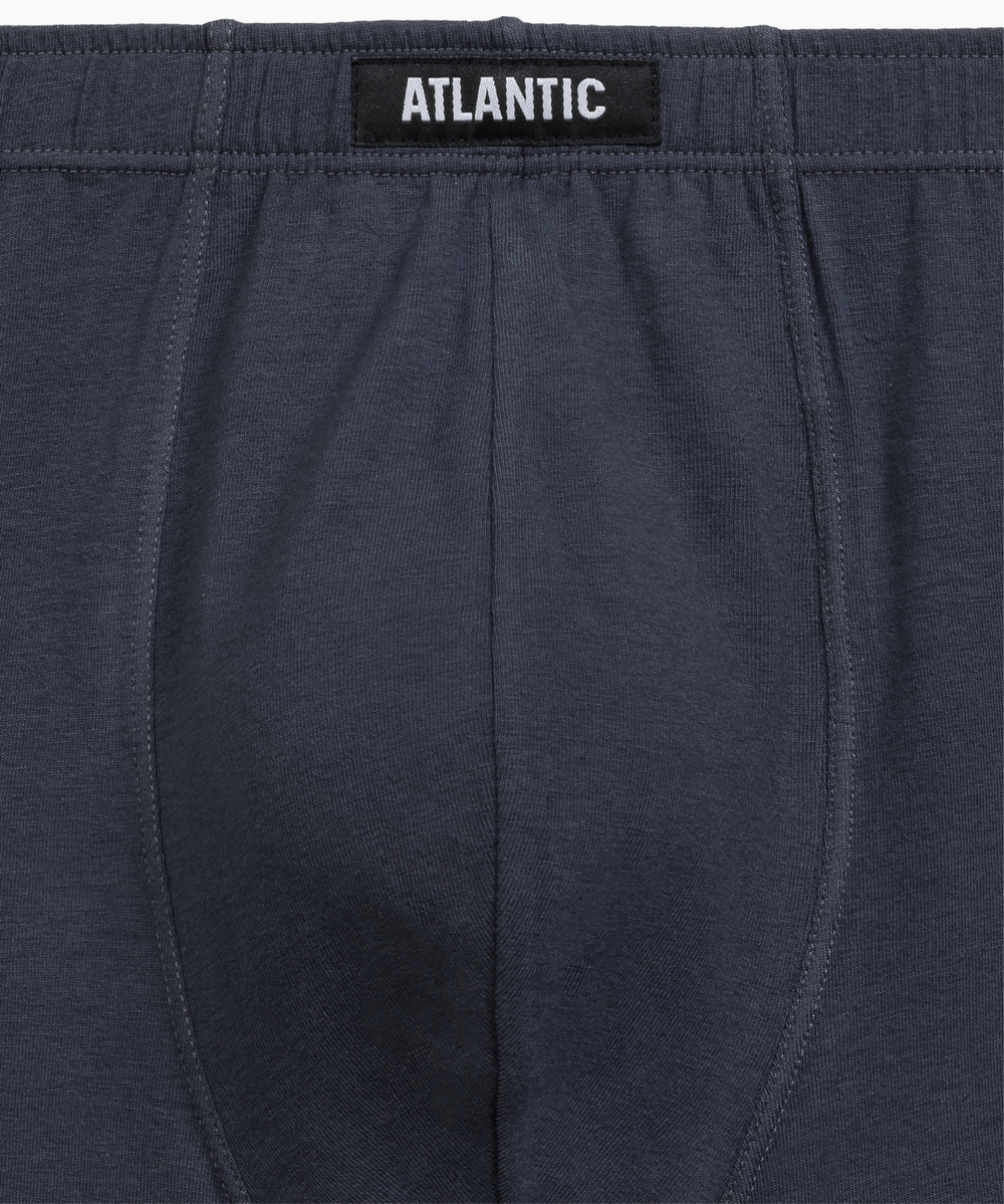 Мужские трусы шорты Atlantic, набор из 5 шт., хлопок, серые + графитовые + черные + изумрудные + эспрессо, 5SMH-002
