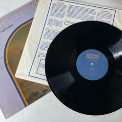 Винтажная виниловая пластинка LP Brahms Брамс, The Allegri String Quartet Струнный Квартет, String Quartets Op. 51 Nos. 1 and 2 (Англия 1980)