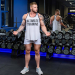 Гантельный ряд полиуретановый (шаг 2,5 кг, 10 пар) PROFI-FIT 2,5-25 кг