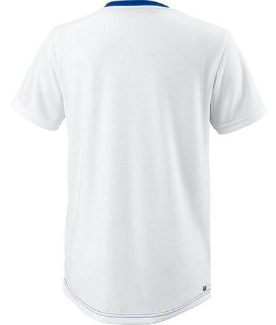 Футболка для мальчика теннисная Wilson Team II Angle Crew B - team royal