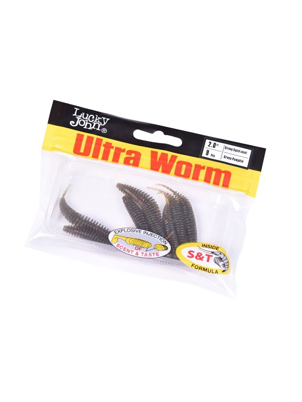 Слаги съедобные искусственные LJ Pro Series TRICK ULTRAWORM 2,0in (05.00)/S21 9 шт. в упак.