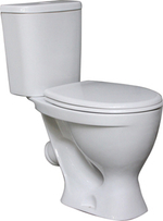 Унитаз-компакт "Формат" эконом/СТАНДАРТ (кос, нижн, арм.Уклад, сид.полипропилен) (Sanita)