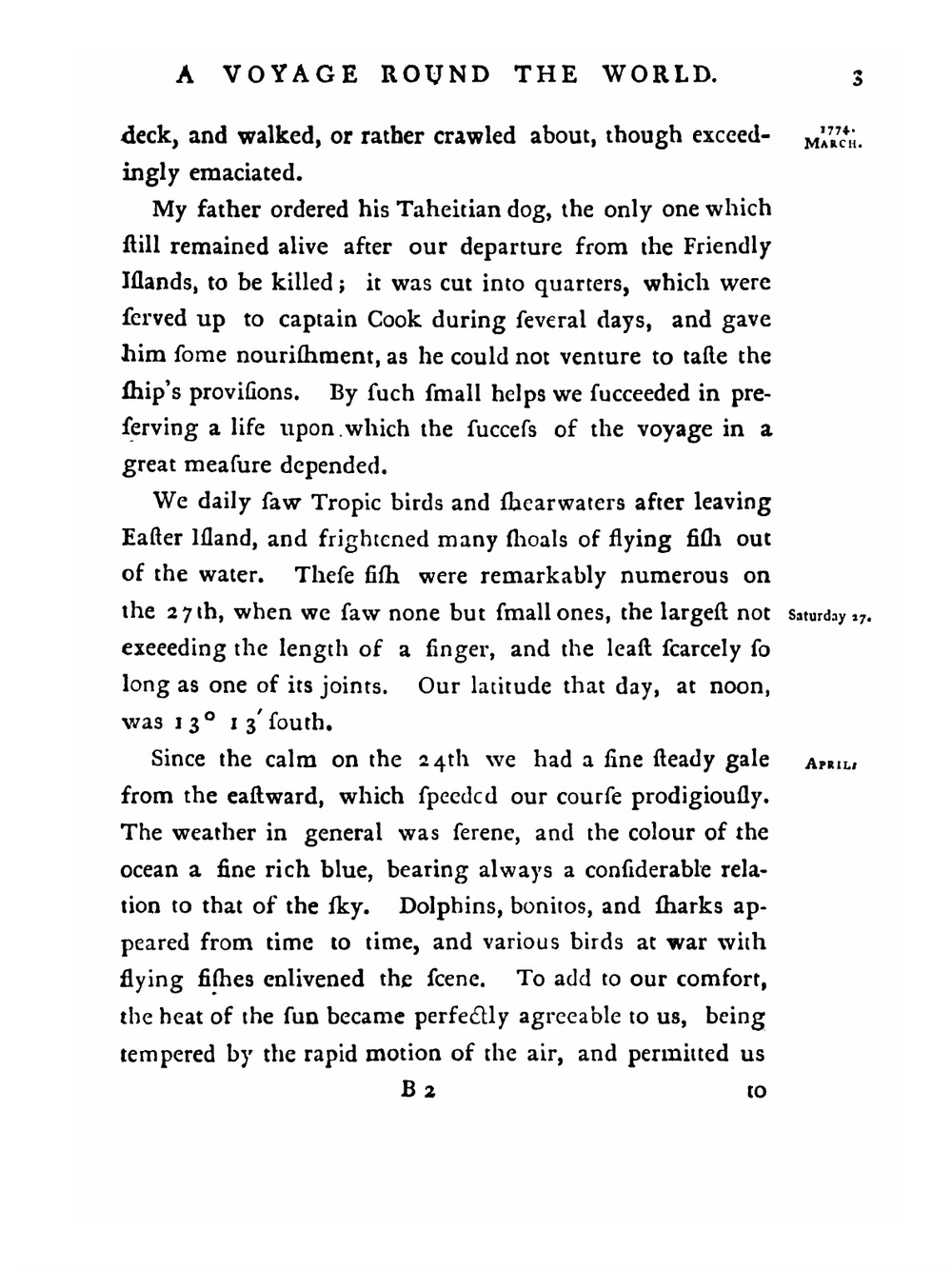 A voyage round the world. in His Britannic Majesty's Sloop, Resolution, commanded by Capt. James Cook, during the Years 1772, 3, 4, and 5. Volume 2 | George Forster