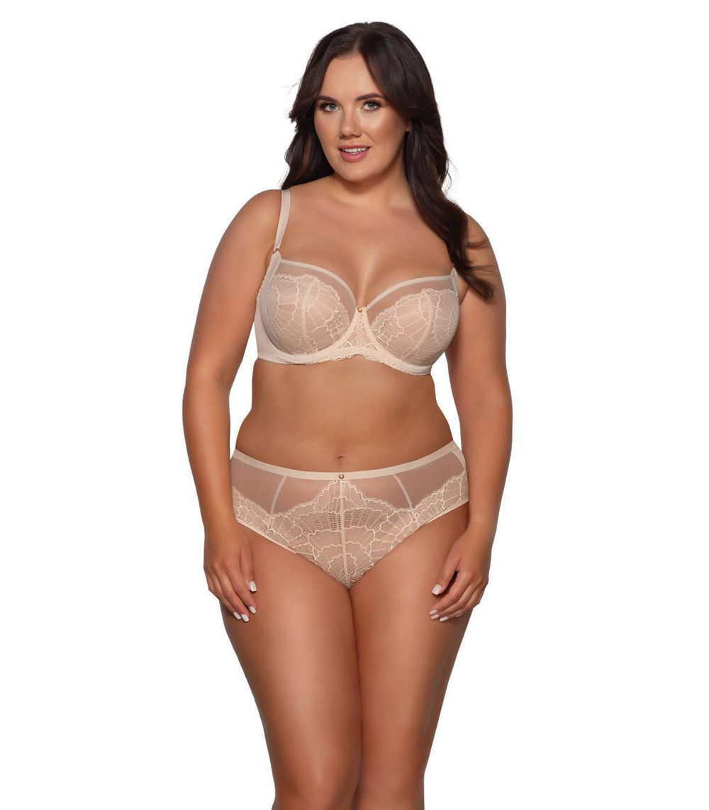 Трусики-бразилиана со средней линией талии Puella (Размер: XXXL) (Цвет: белый)