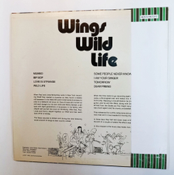 Винтажная виниловая пластинка LP Wings Wild Life (Japan 1975)