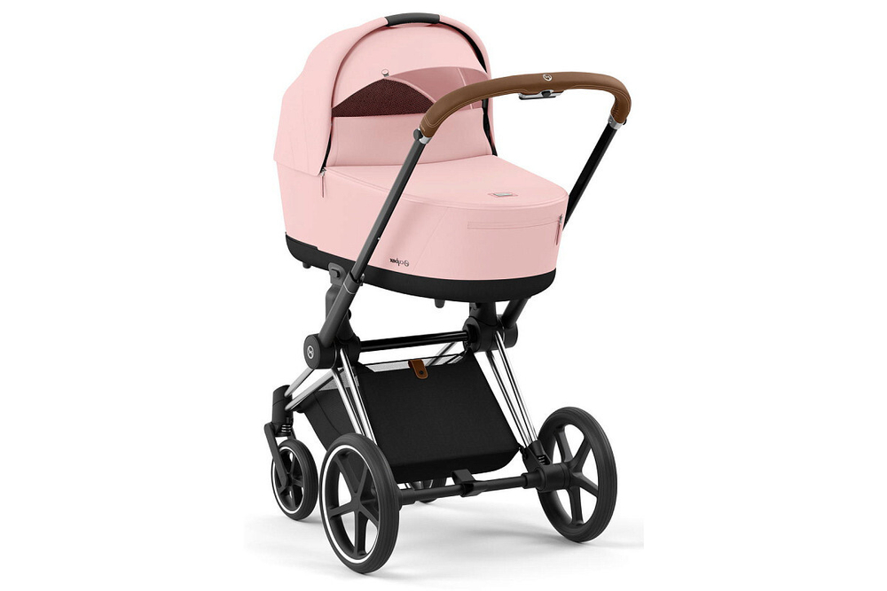 Коляска 2 в 1 Cybex Priam IV Peach Pink, шасси Chrome Brown