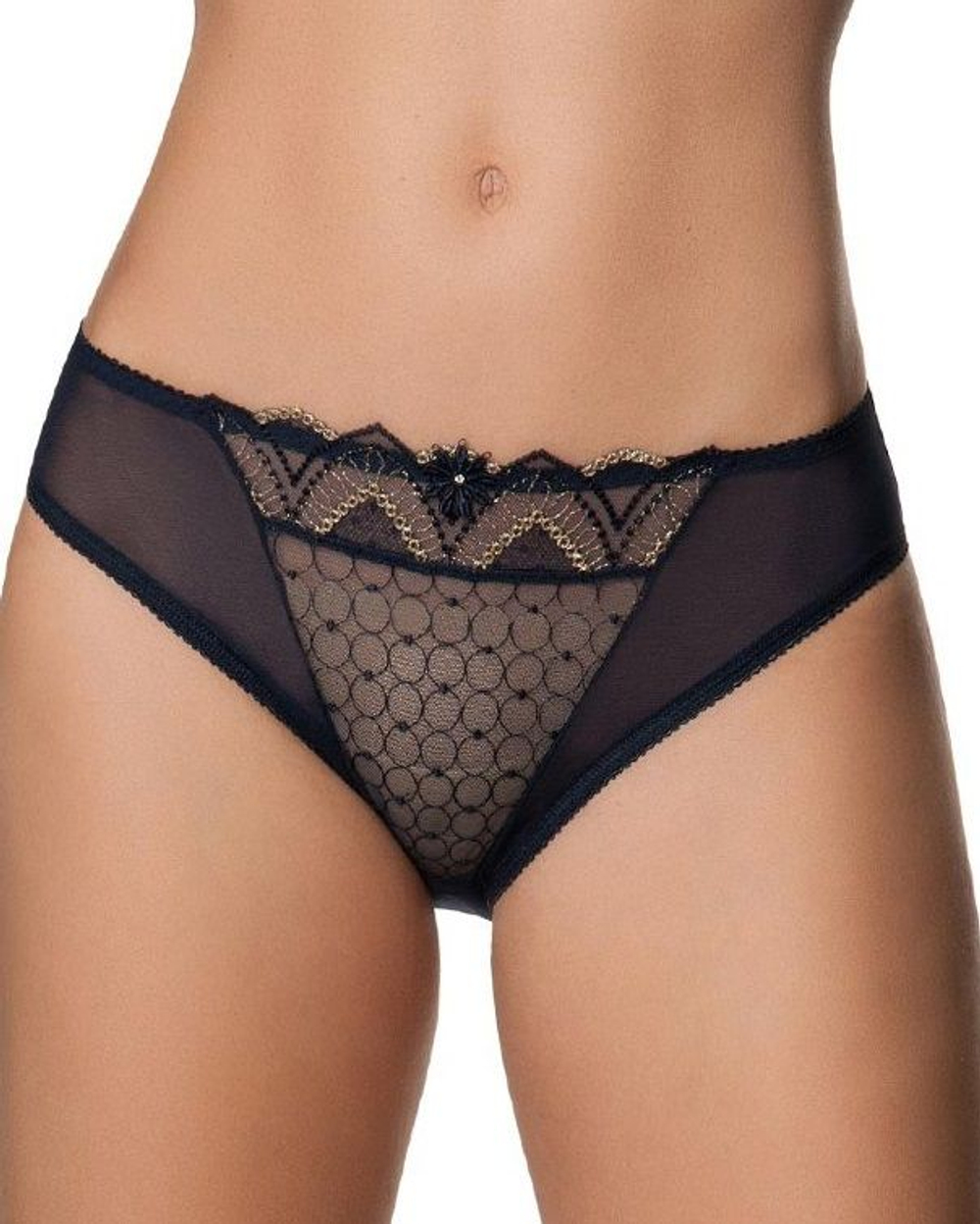 Трусы-слипы Valeria с ажуром (Размер: 46) (Цвет: голубой)