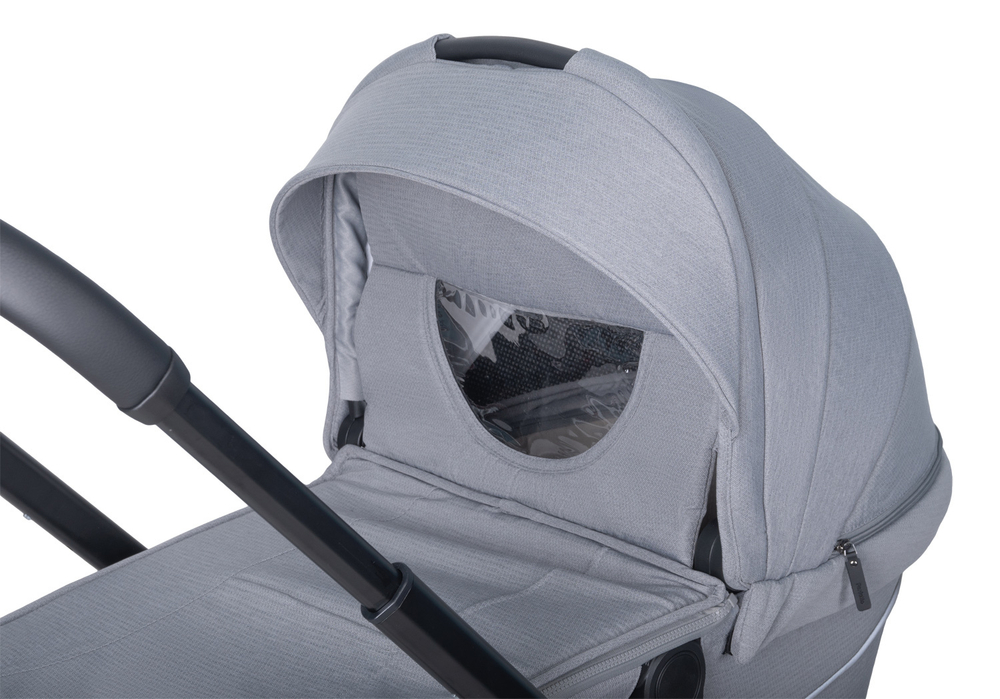 Коляска модульная 2в1 Baby shell (BBS-19 Light grey/Светло серый/черная рама)