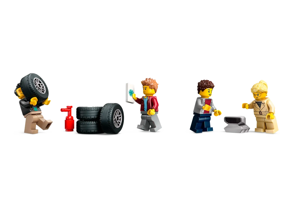 Конструктор LEGO City 60408 Грузовик-автовоз со спортивными автомобилями