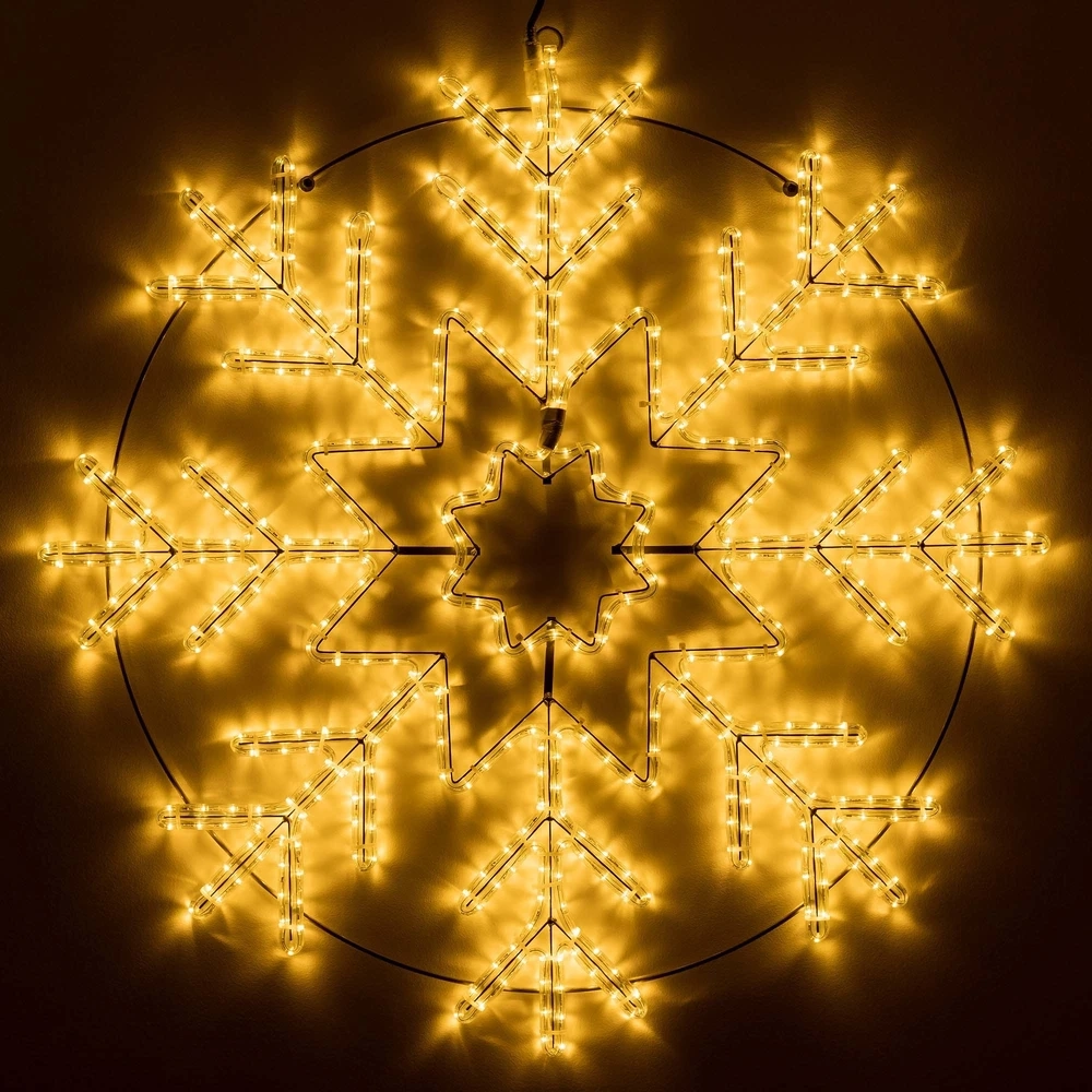 Светодиодное украшение ARD-SNOWFLAKE-M8-950x950-540LED Warm Ardecoled 034255