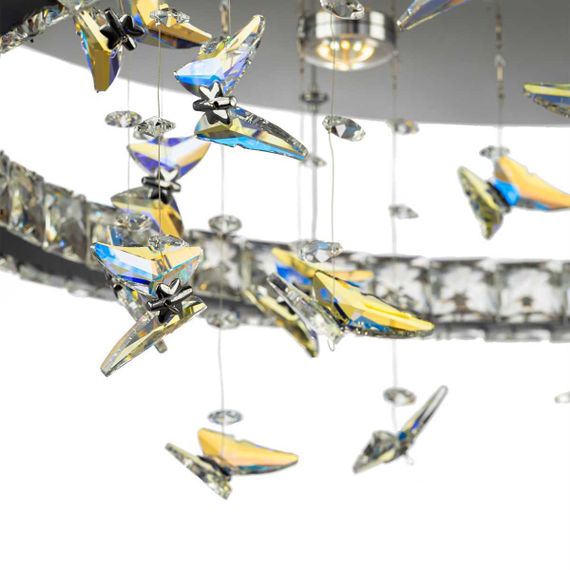 Люстра хрустальная с пультом Citilux ETERA CL322050