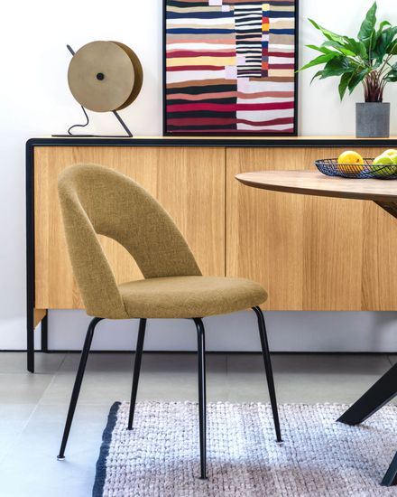 Стул Mahalia горчичный Испания la Forma