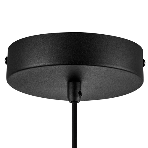 612117 Подвес PALERMO 8W LED 350LM G ЧЕРНЫЙ/ПРОЗРАЧНЫЙ 3000K