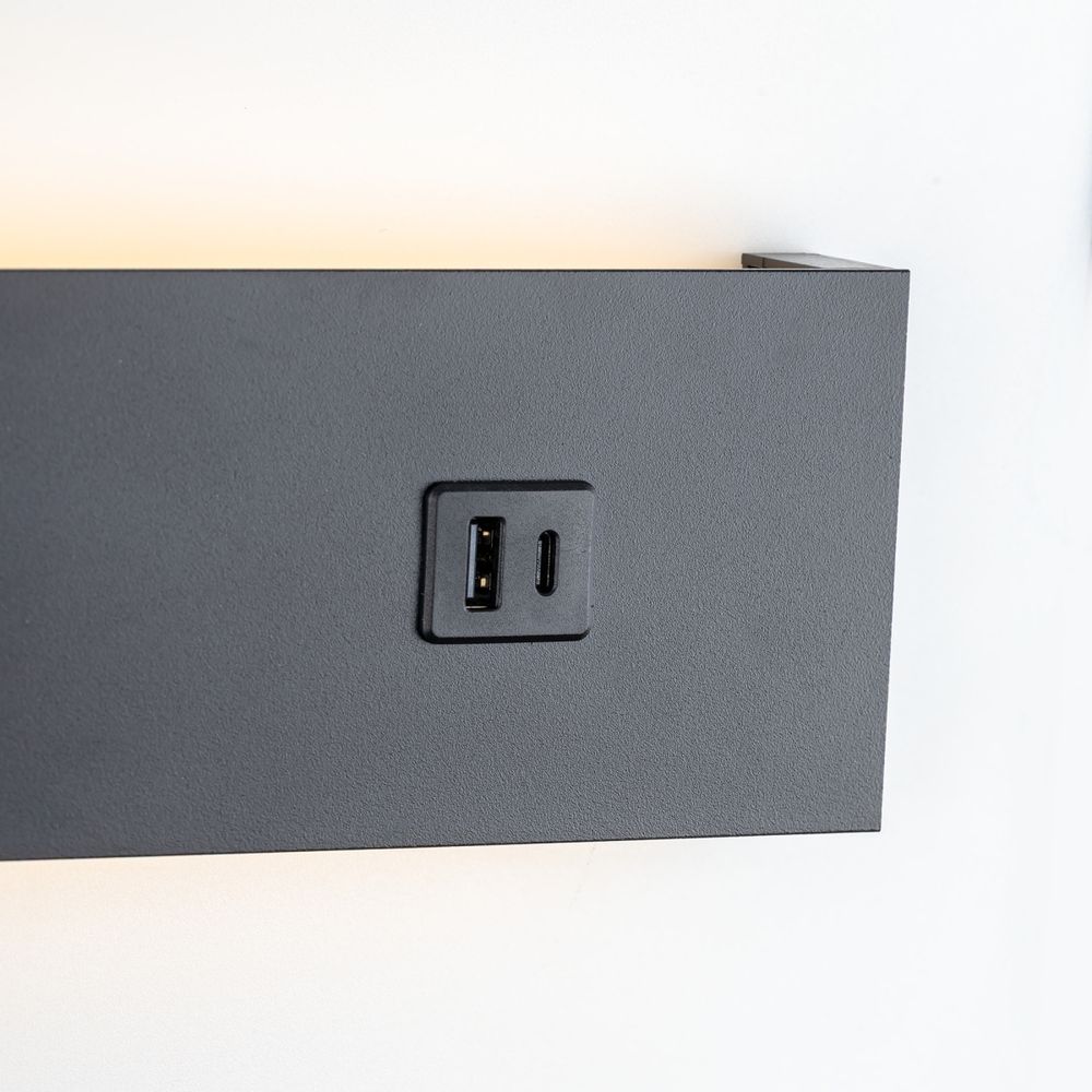 Citilux Декарт CL704461 LED USB Светильник с выключателем Чёрный