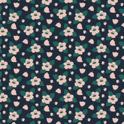 Маленькие весенние цветочки на ежевичном фоне