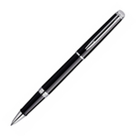 Подарочный набор Ручка-роллер Waterman Hemisphere Essential, Mars Black CT с чехлом