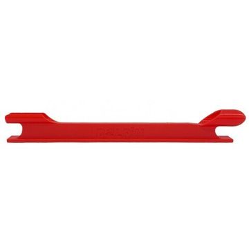 Мотовильце линя + заглушка острия гарпуна (2 в 1) DELFiN красный