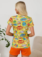 Пижама х/б шорты+футболка УшФ001