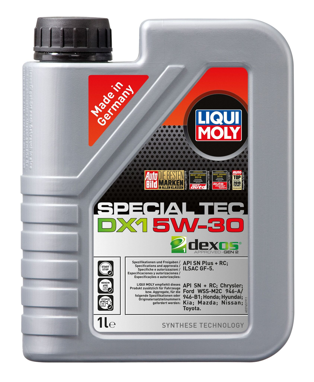 НС-синтетическое моторное масло Liqui moly  Special Tec DX1 5W-30 1л
