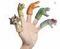 Same Toy Toy-glove Dinosaur finger puppet Tyrannosaurus and Triceratops