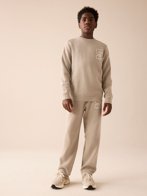 Джемпер и брюки в комплекте для мальчика Next E27-906, Бежевый