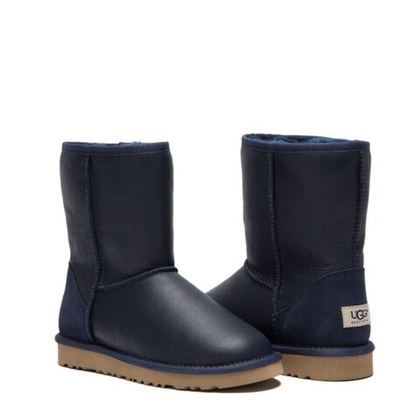Угги Classic Short Metallic Navy