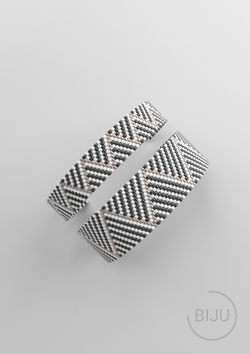 Схема PEYOTE, Схема браслета мозаичное плетение, узор из Miyuki Delica 11/0, файл PDF, №258