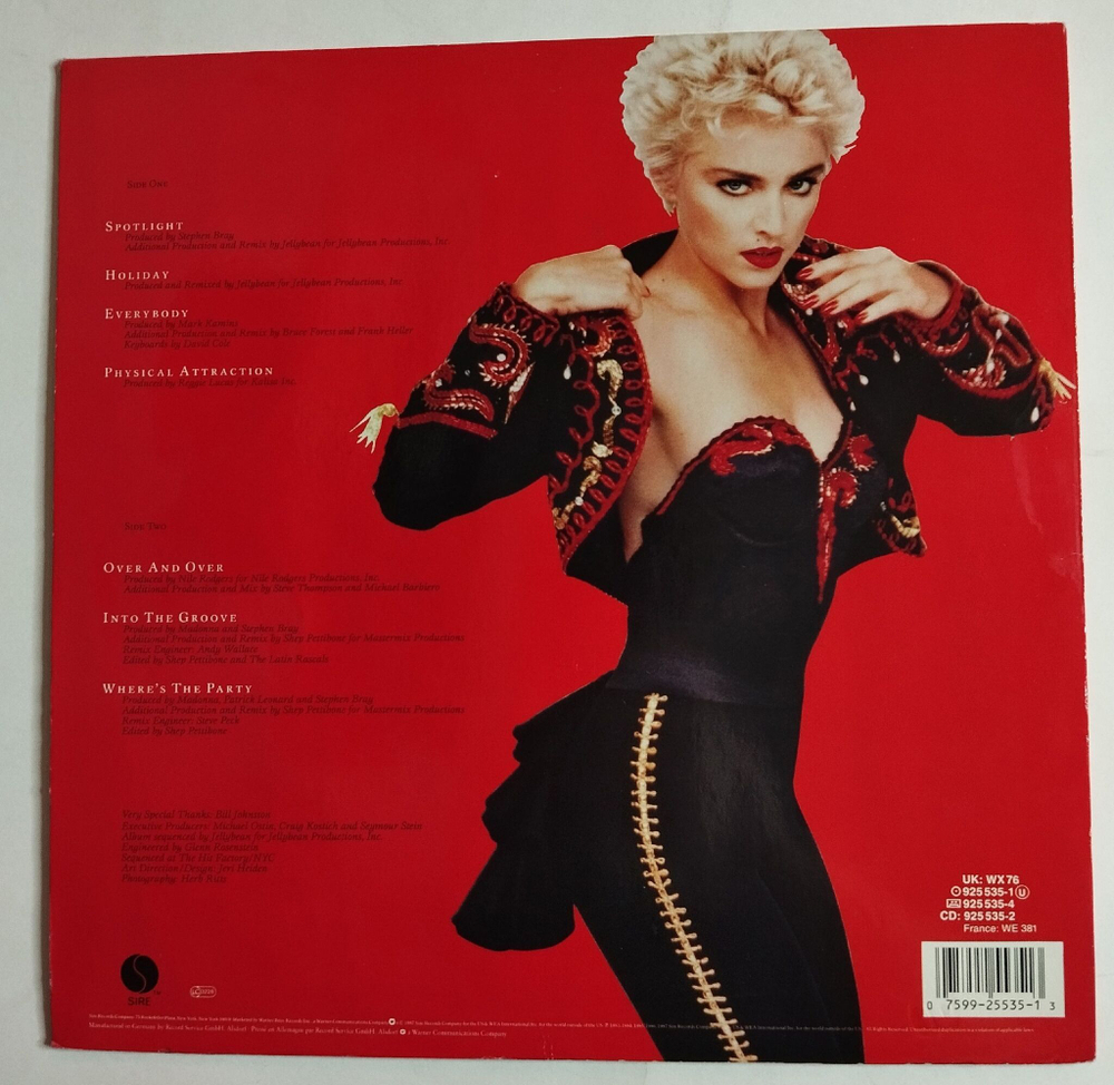 Винтажная виниловая пластинка LP Madonna You Can Dance (Holland 1987)