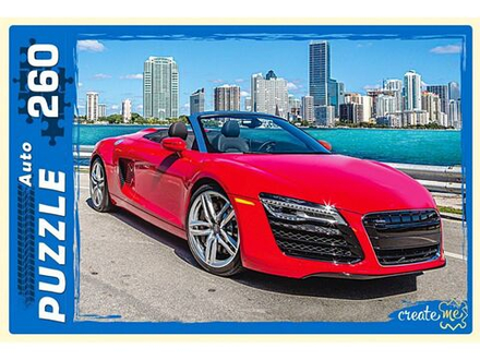 Пазлы 260 элементов 237*330мм. "Красный автомобиль"