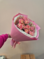 Роза кустовая букет