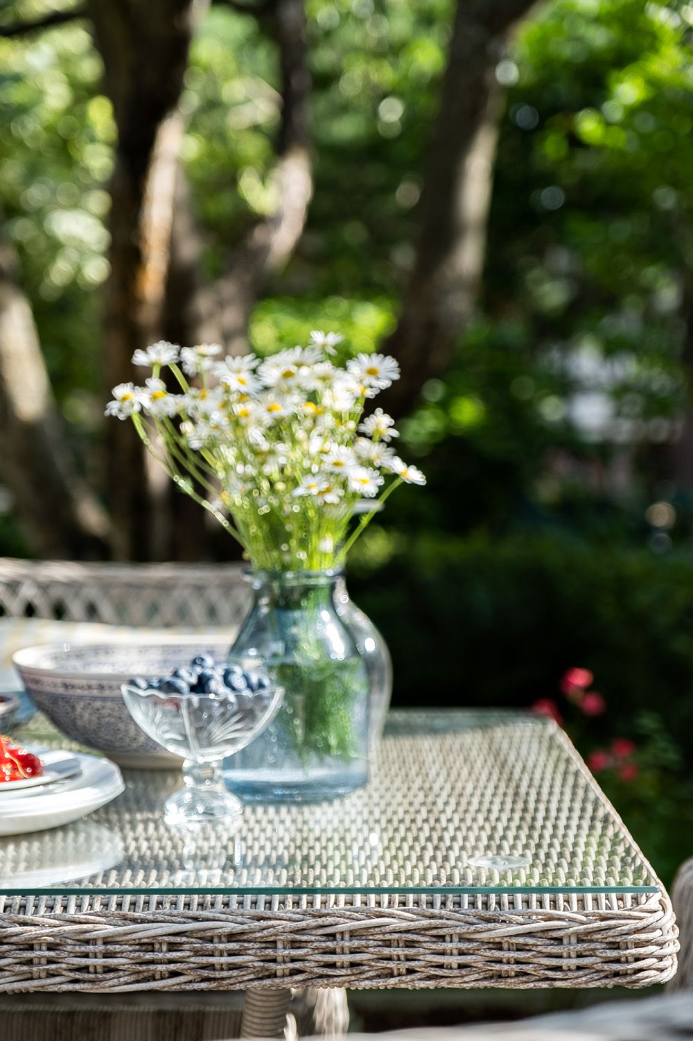 "Айриш" обеденная группа плетеная на 4 персоны, цвет бежевый