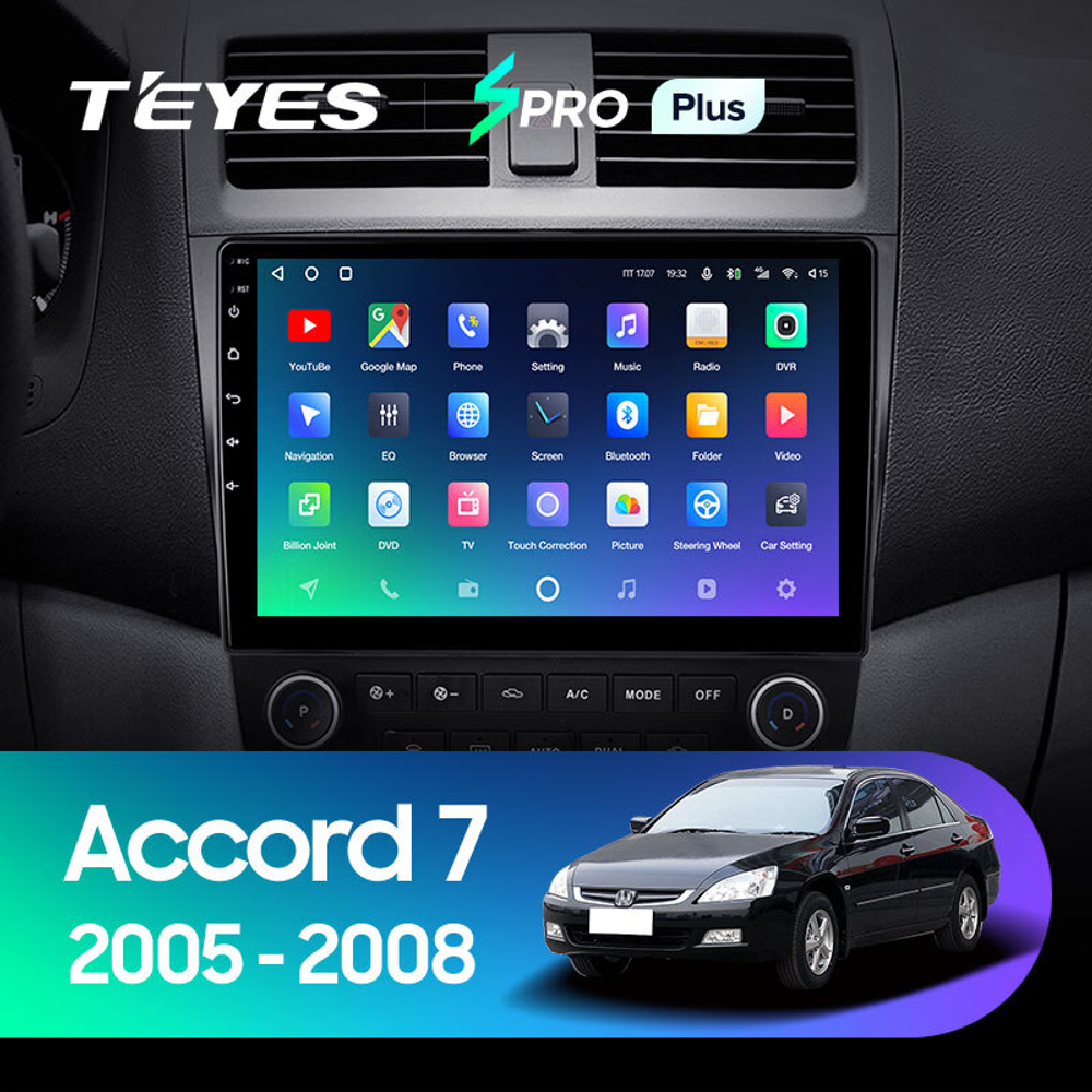 Teyes SPRO Plus 10,2" для Honda Accord 7 2005-2008