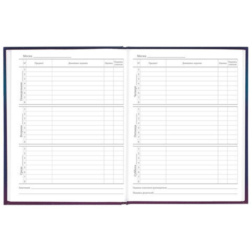 Дневник 5-11 класс 48 л., твердый, BRAUBERG, глянцевая ламинация, с подсказом, "Spaceman", 106407