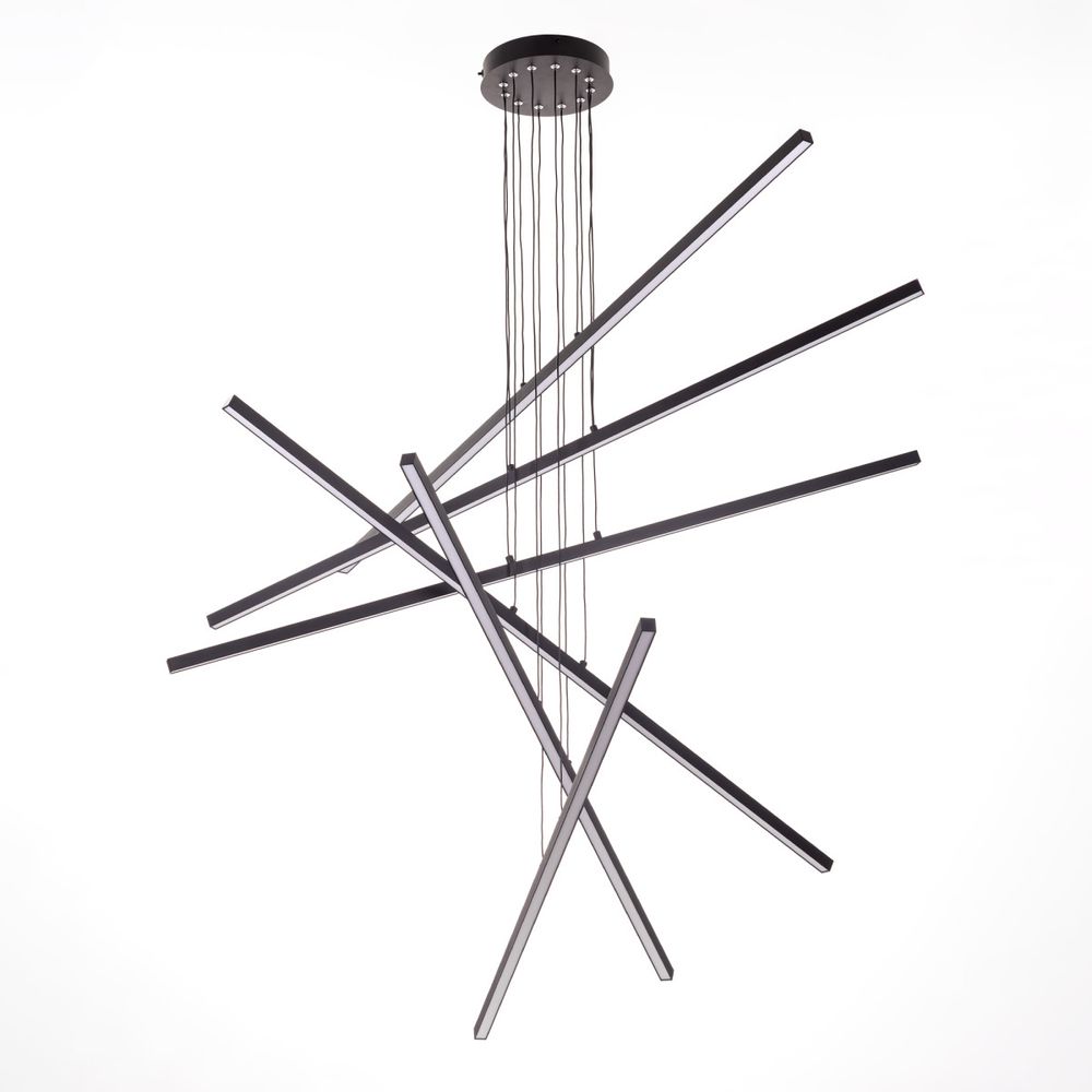 Citilux Стиг CL203261 LED Люстра подвесная с пультом Чёрная