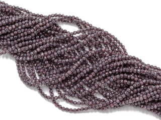 Фианиты 2мм, огранка (нить бусин)