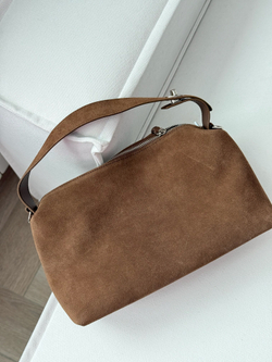 Сумка из натуральной замши