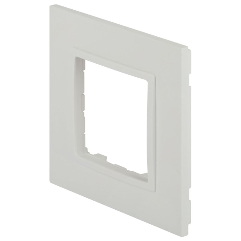 Рамка для розеток и выключателей ЭРА Elegance 14-5011-01М Classic, на 1 пост, белый матовый