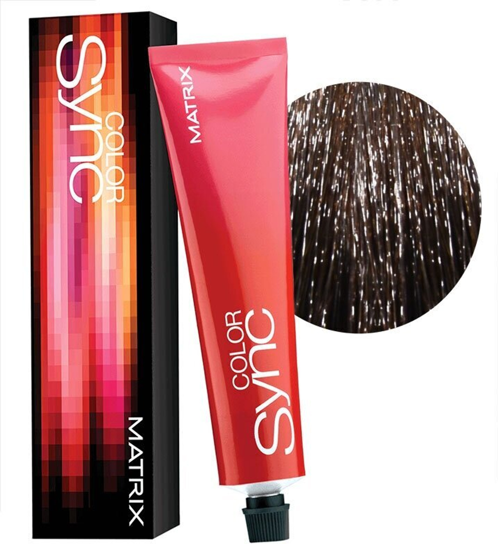 Matrix SoColor Sync краска для волос, 6A темный блондин пепельный, 90 мл