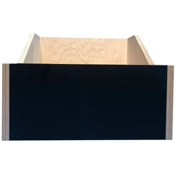 Ящик кейс органайзер для хранения до 100 виниловых пластинок (BLACKBOX) черный