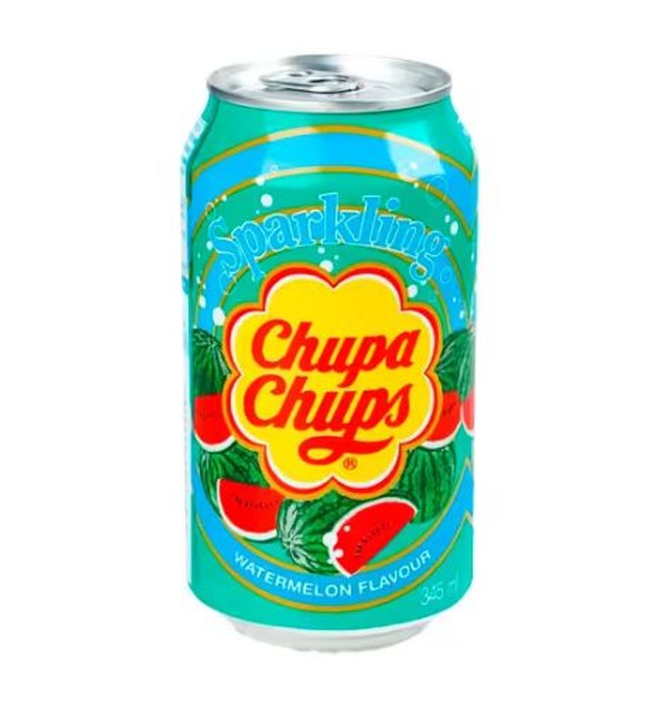 Газ.напиток Chupa Chups Watermelon 345мл