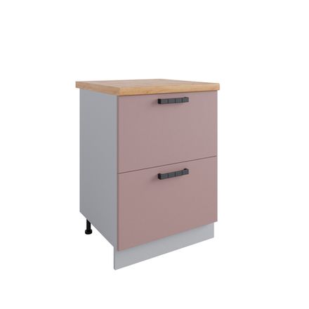 Кухня Модуль СК2 600 Ройс Пудра Скин