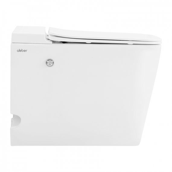 Унитаз ABBER Rechteck AC1213P приставной белый с импульсным смывом