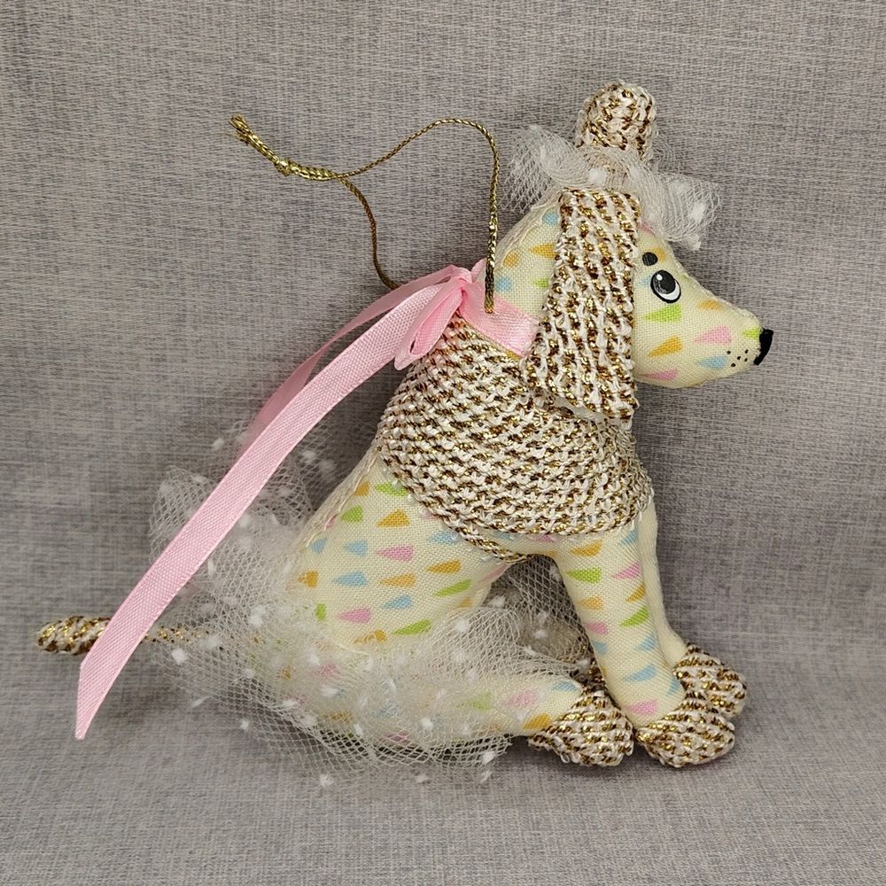 Ёлочная игрушка Пудель в пачке