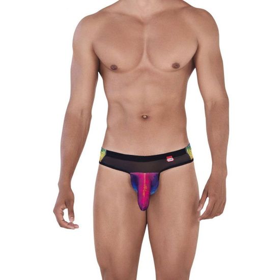 Мужские трусы тонги разноцветные Pikante SEDUCTIVE CASTRO THONG 032705