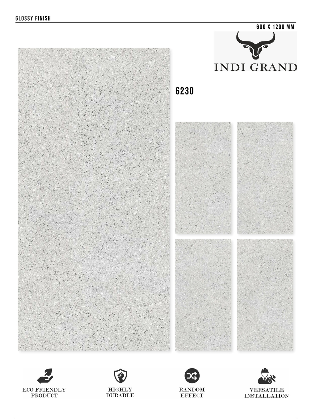 Керамогранит glossy №3 60х120, 6230