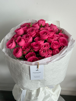 Букет моно из кустовых роз 9 шт