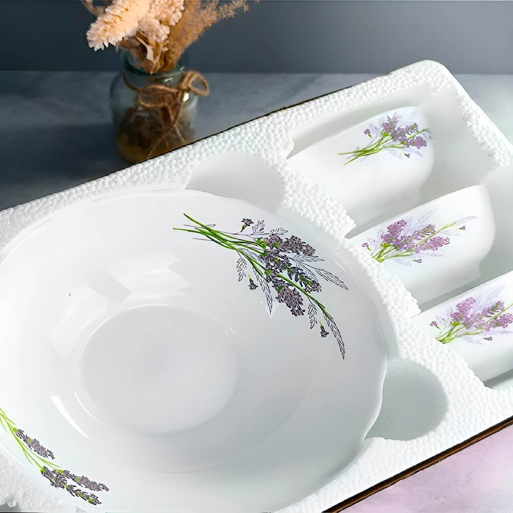 Набор салатников 7 предметов "Лилу" стеклокерамика, Jewel 7131-2